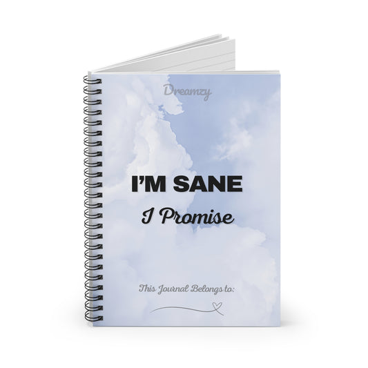 I Promise I'm Sane Journal