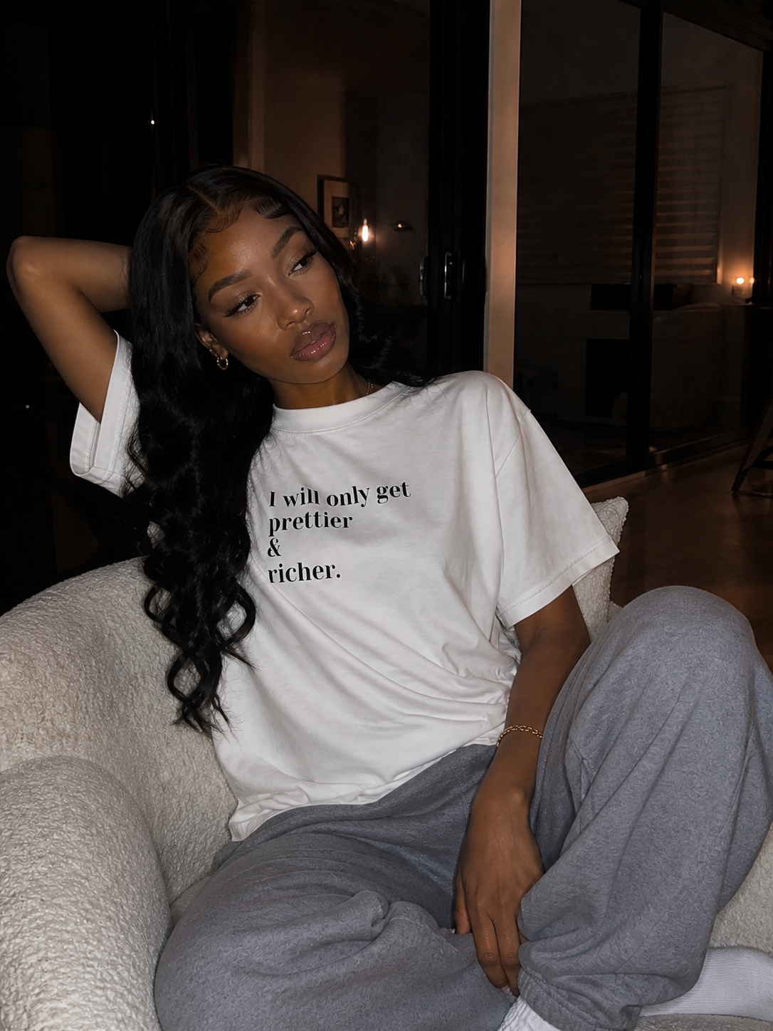 I Will Only Get Prettier & Richer - Cotton Tee